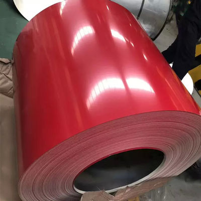 PPGI Galvanized Steel Coil Prepainted Color Coated Steel Coil Thickness 0.12-1.2mm Width 600-1250mm RAL Color For Roofing
