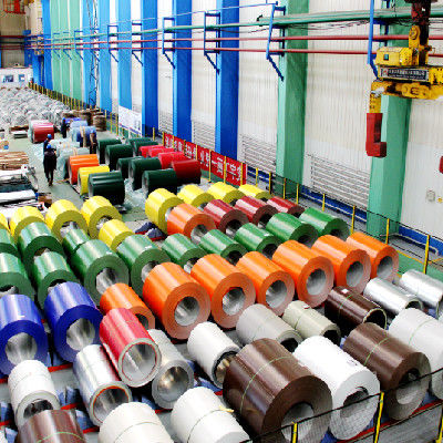 Galvanized Color Coated Steel Coil Produced According To ASTM, JIS, EN And GB Standards